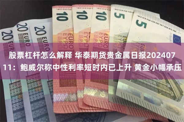 股票杠杆怎么解释 华泰期货贵金属日报20240711:鲍威尔称中性利率短时内已上升 黄金小幅承压
