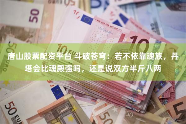 唐山股票配资平台 斗破苍穹：若不依靠魂族，丹塔会比魂殿强吗，还是说双方半斤八两