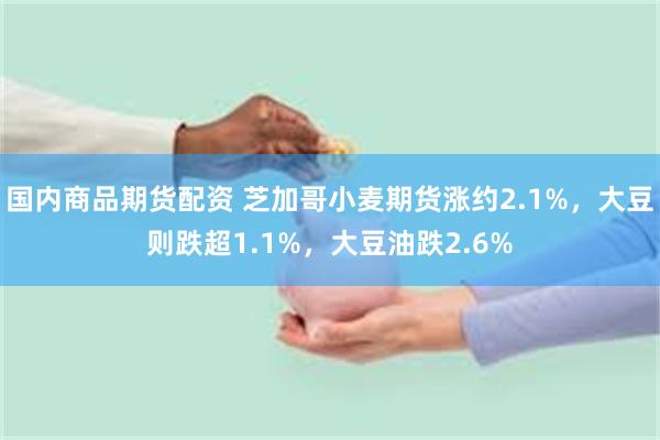 国内商品期货配资 芝加哥小麦期货涨约2.1%，大豆则跌超1.1%，大豆油跌2.6%